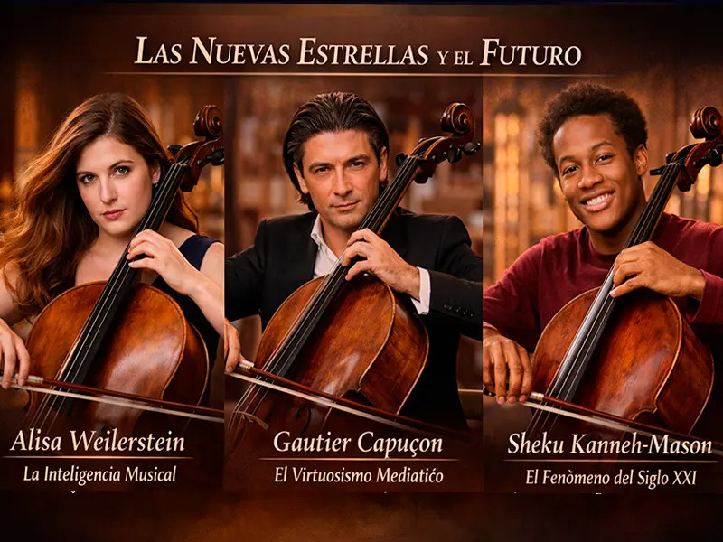 Nuevas estrellas y futuro del cello: Alisa Weilerstein, Gautier Capuçon y Sheku Kanneh-Mason